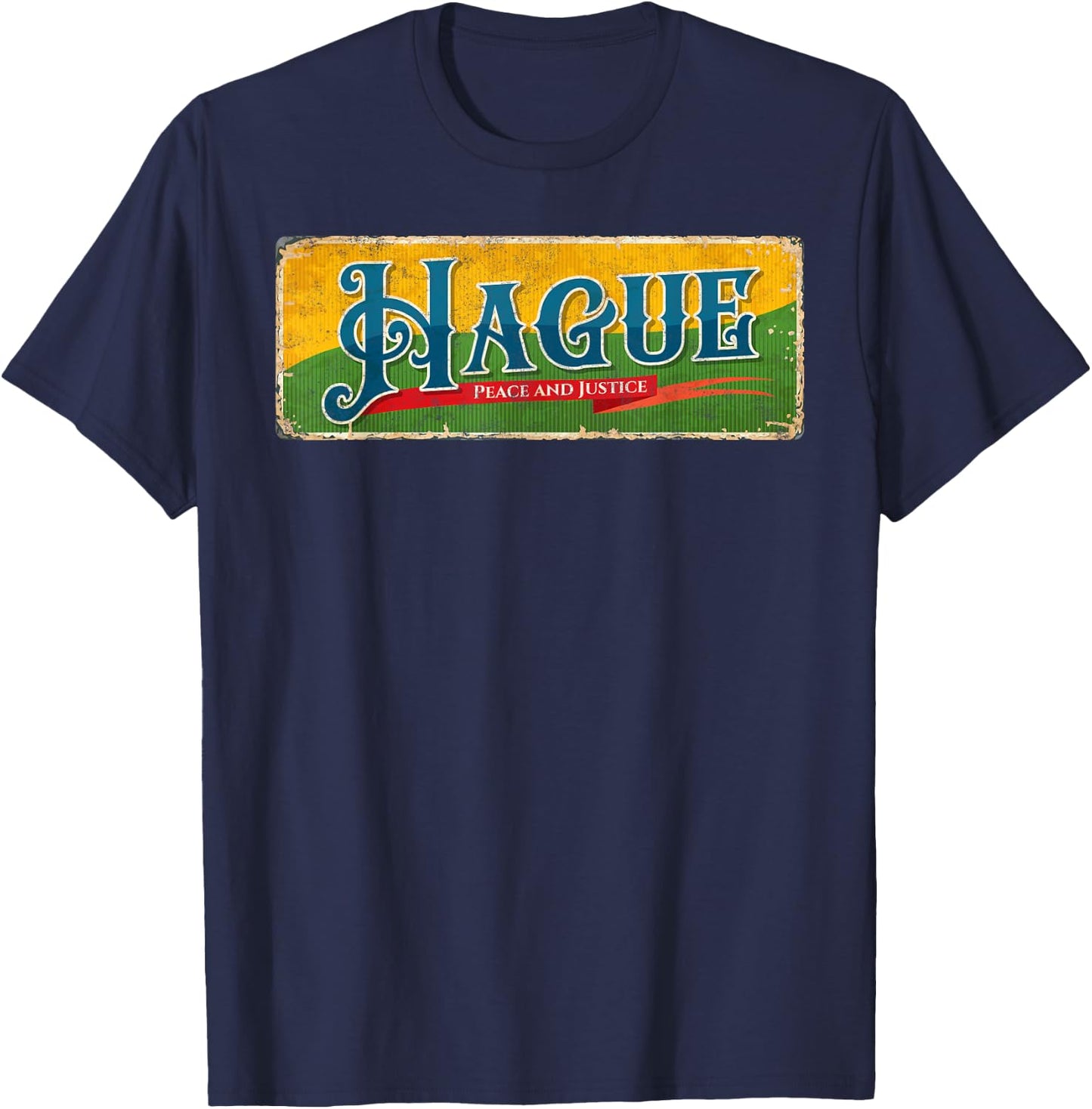 Europe Netherlands Holland The Hague Vacation Souvenir T-Shirt - T-Shirt | Navy