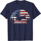 American Flag Dachshund Patriotic 4th Of July Weiner Lover T-Shirt - T-Shirt | Navy