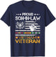 Proud Son-In-Law Of Patriotic US Army Vietnam Veteran T-Shirt - T-Shirt | Navy