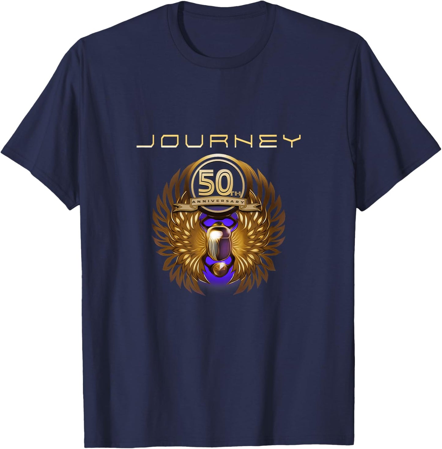 Journey Official 50th Anniversary T-Shirt - T-Shirt | Navy