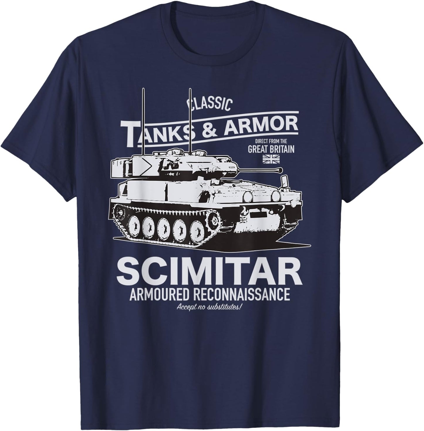 FV107 Scimitar T-Shirt - T-Shirt | Navy