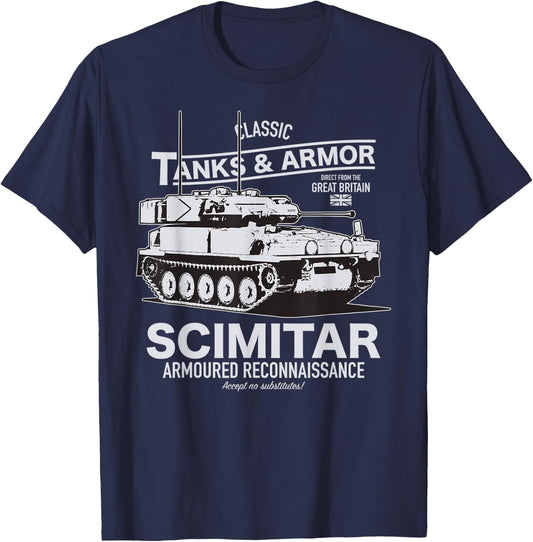 FV107 Scimitar T-Shirt - T-Shirt | Navy