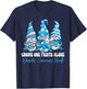 Gnome One Fights Alone Diabetes Awareness Month T-Shirt - T-Shirt | Navy