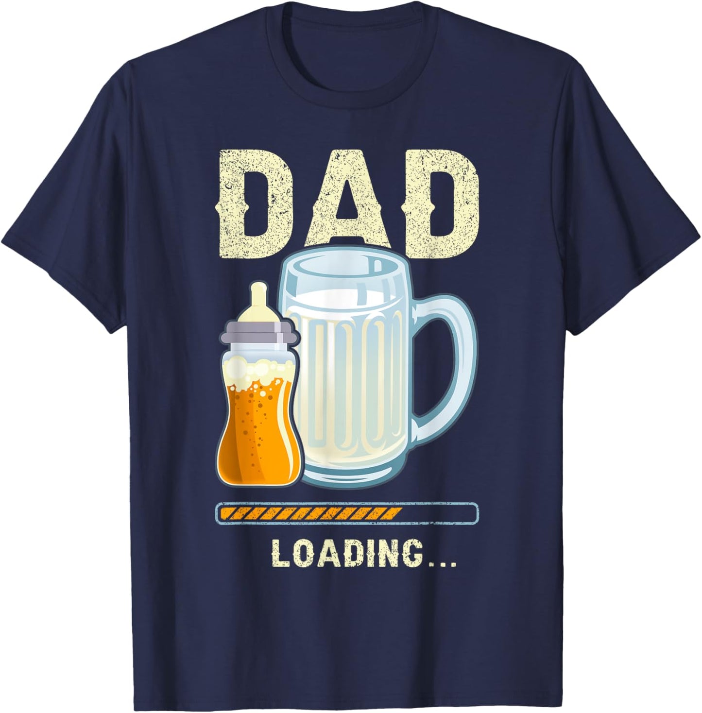 Expectant Dad, Dad-to-be, Future Dad T-Shirt - T-Shirt | Navy
