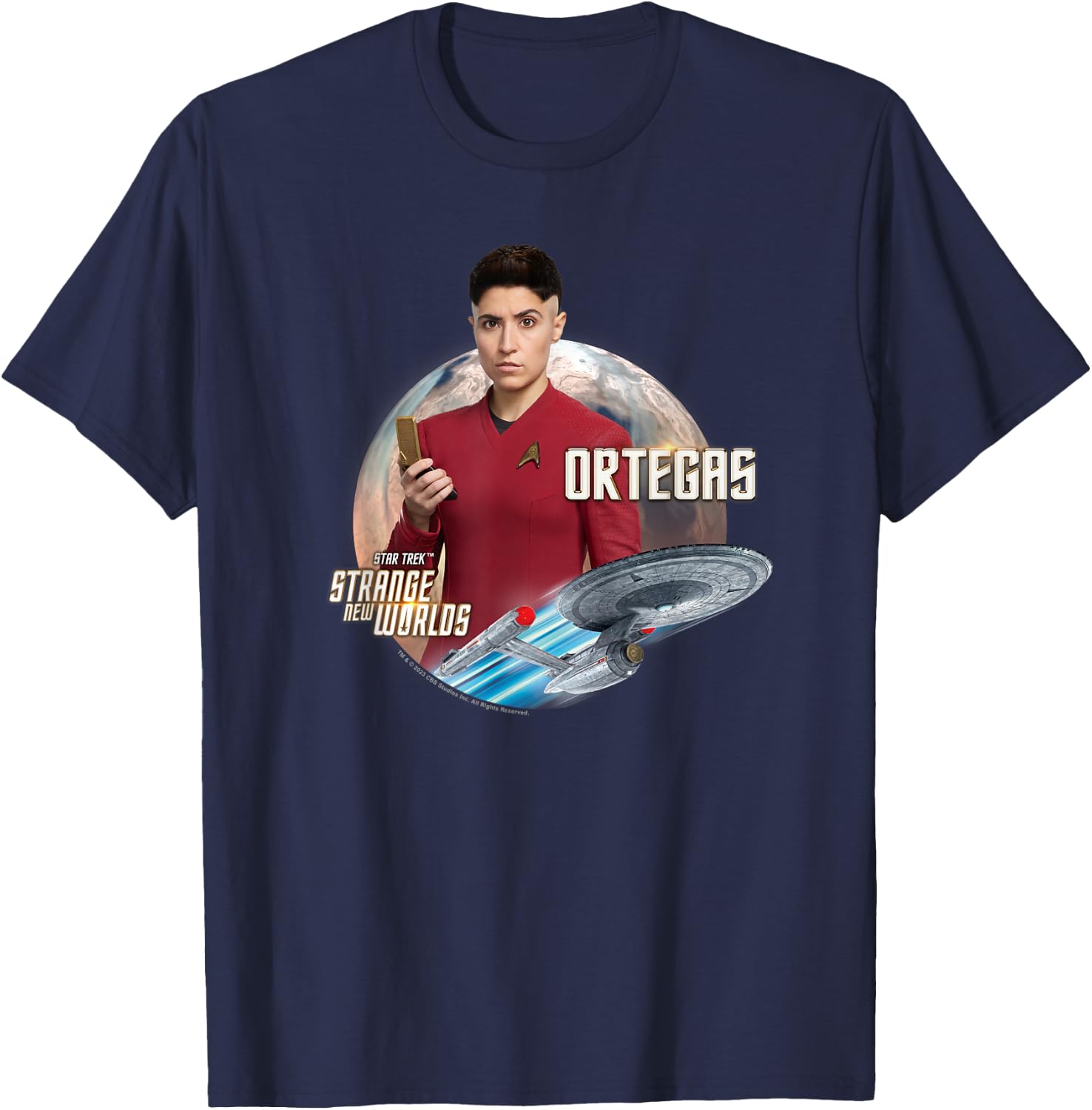 Star Trek Strange New Worlds Ortegas T-Shirt - T-Shirt | Navy