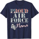 Proud Air Force Nana American Veteran Military T-Shirt - T-Shirt | Navy