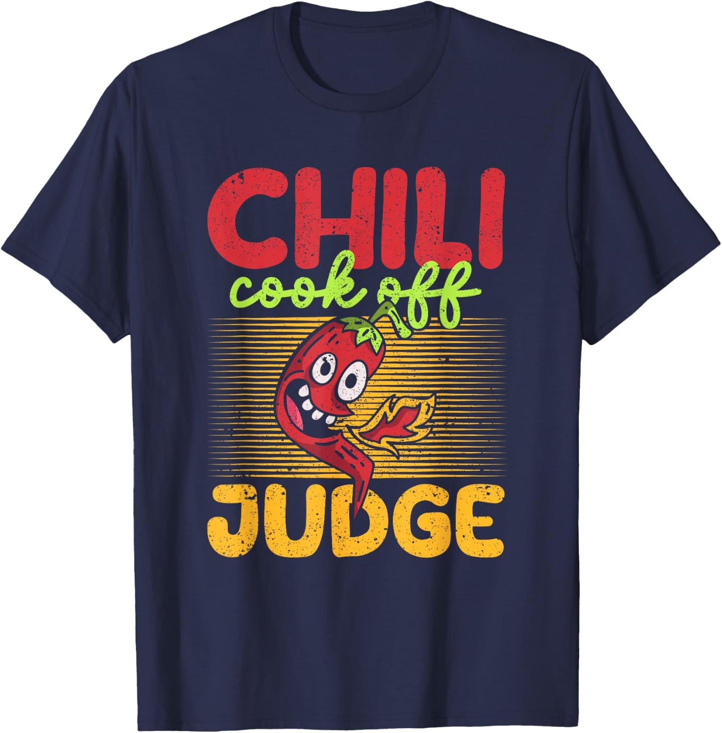 Chili Cook Off Judge Funny Mexican BCC Chili Cooking Chef T-Shirt - T-Shirt | Navy