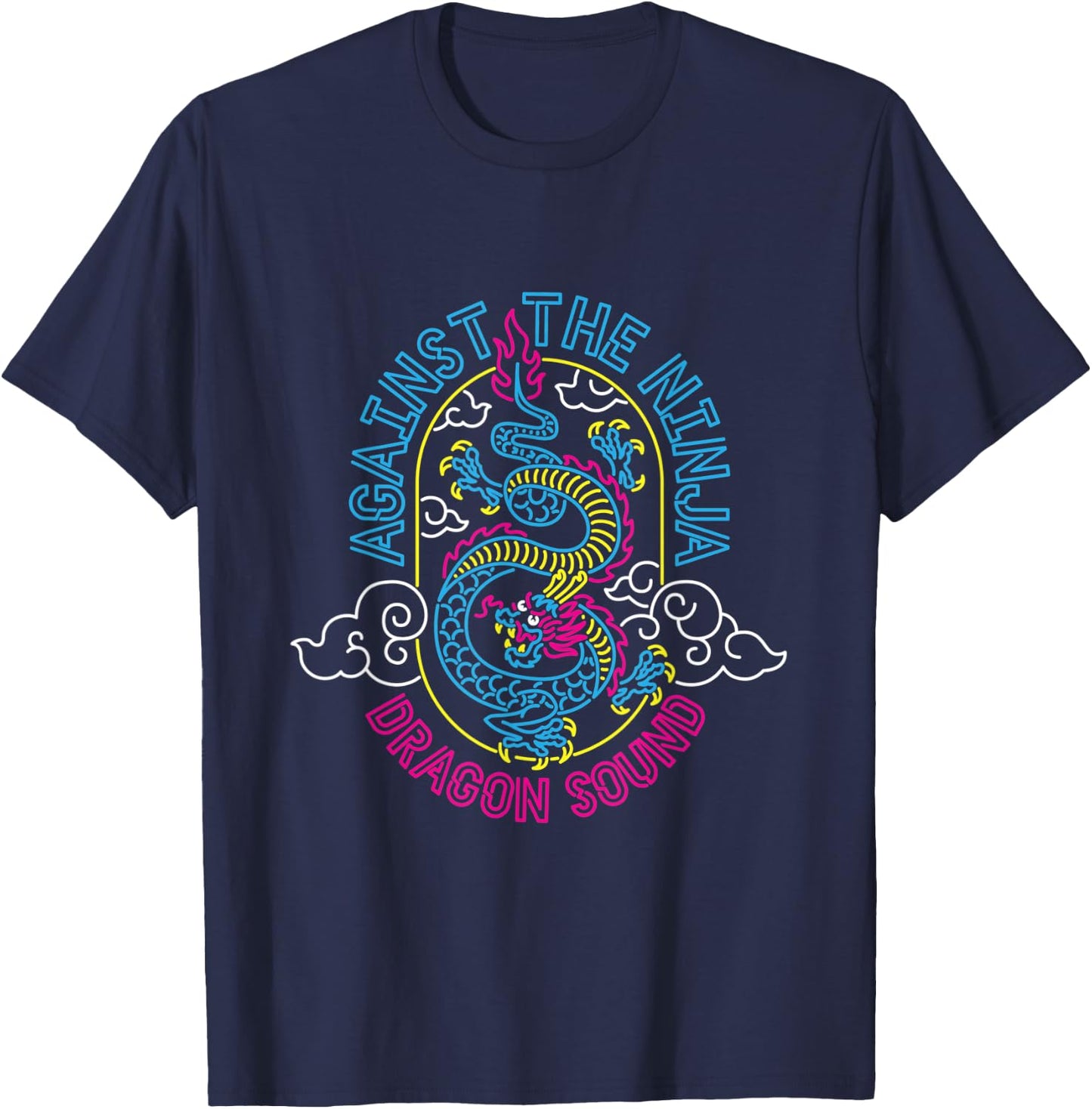 Dragon Sound Against the Ninja T-Shirt - T-Shirt | Navy