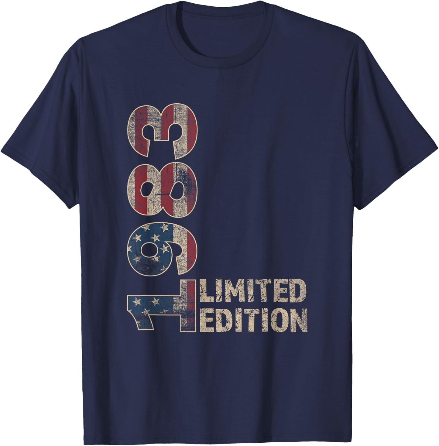 42th Birthday Gift men Vintage born 1983 turning 42 Year Old T-Shirt - T-Shirt | Navy