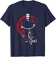 Saw Jigsaw on Bike T-Shirt - T-Shirt | Navy