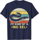 I'm kind of a big eel Design for an Electric eel Lover T-Shirt - T-Shirt | Navy