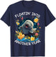 Manatee Birthday Celebrant Animal Floaty Potato Sea Cow T-Shirt - T-Shirt | Navy