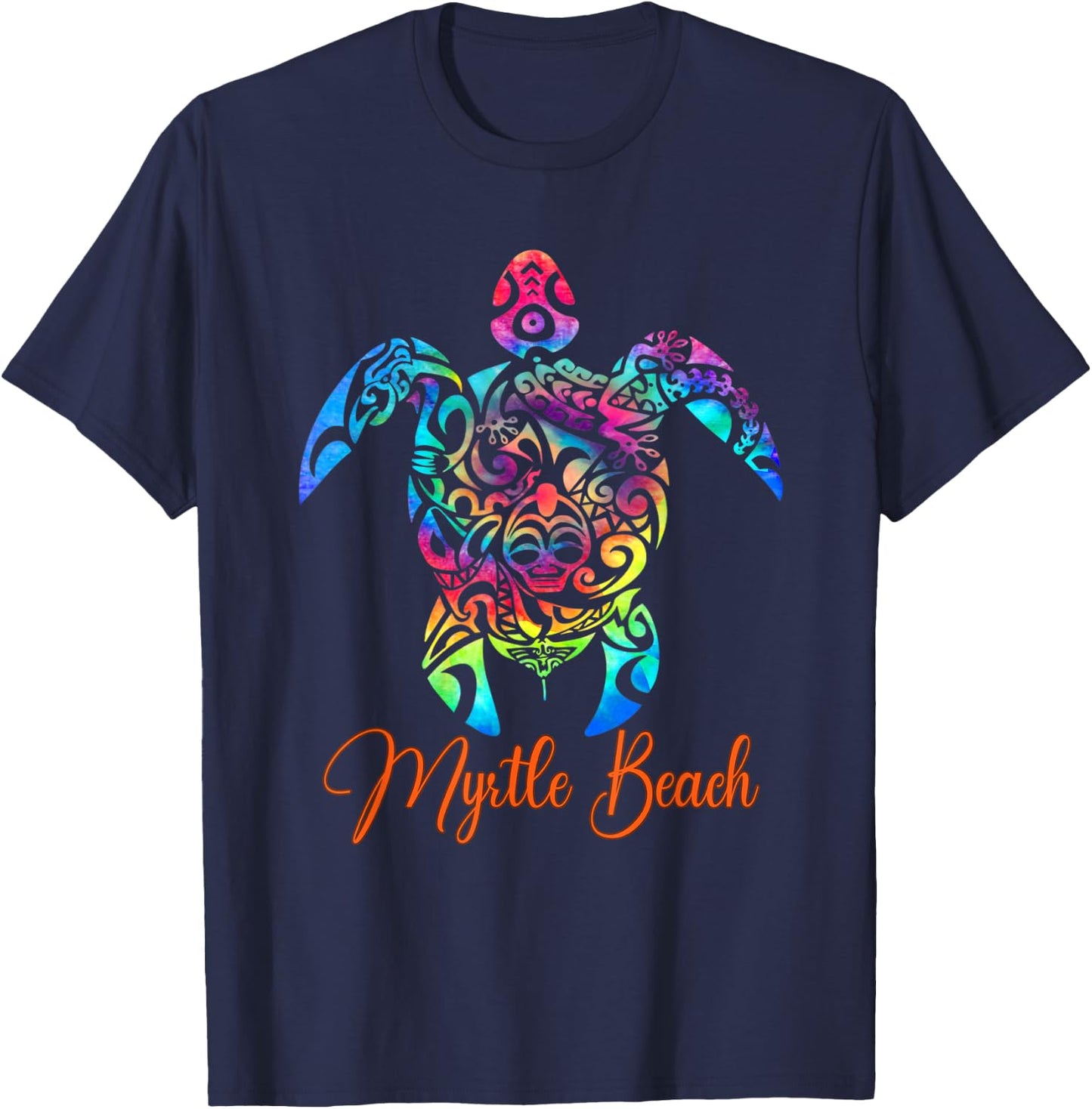 Myrtle Beach Sea Turtle Family Vacation Summer 2025 T-Shirt - T-Shirt | Navy