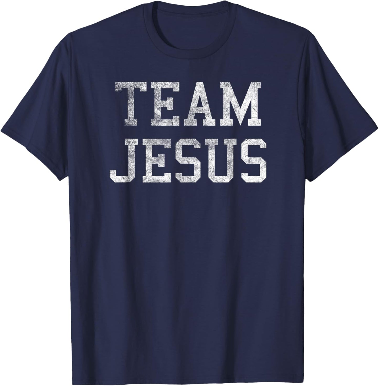 Funny Bible Study Team Jesus Vintage T-Shirt - T-Shirt | Navy
