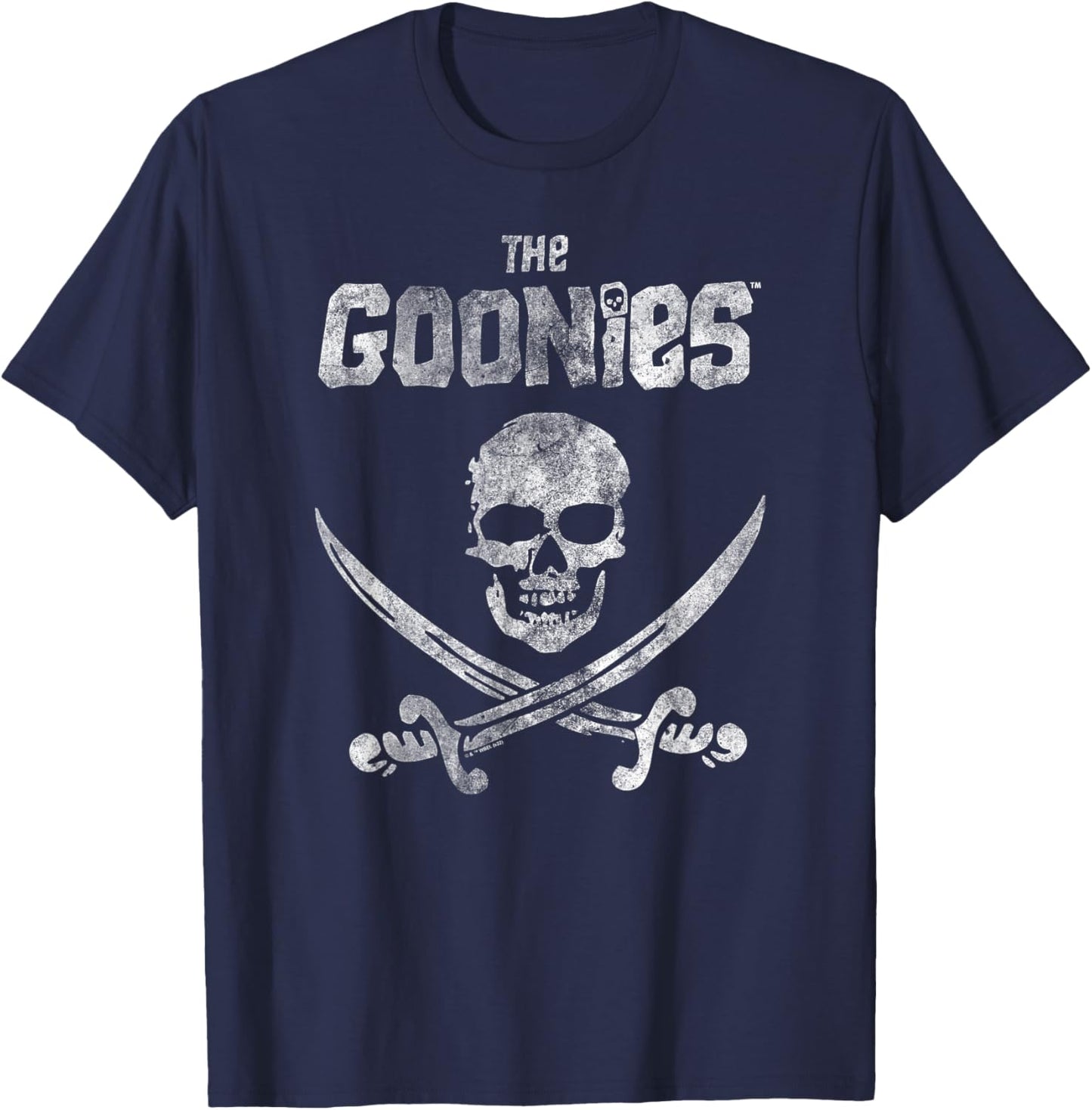 The Goonies Flag on Black T-Shirt - T-Shirt | Navy