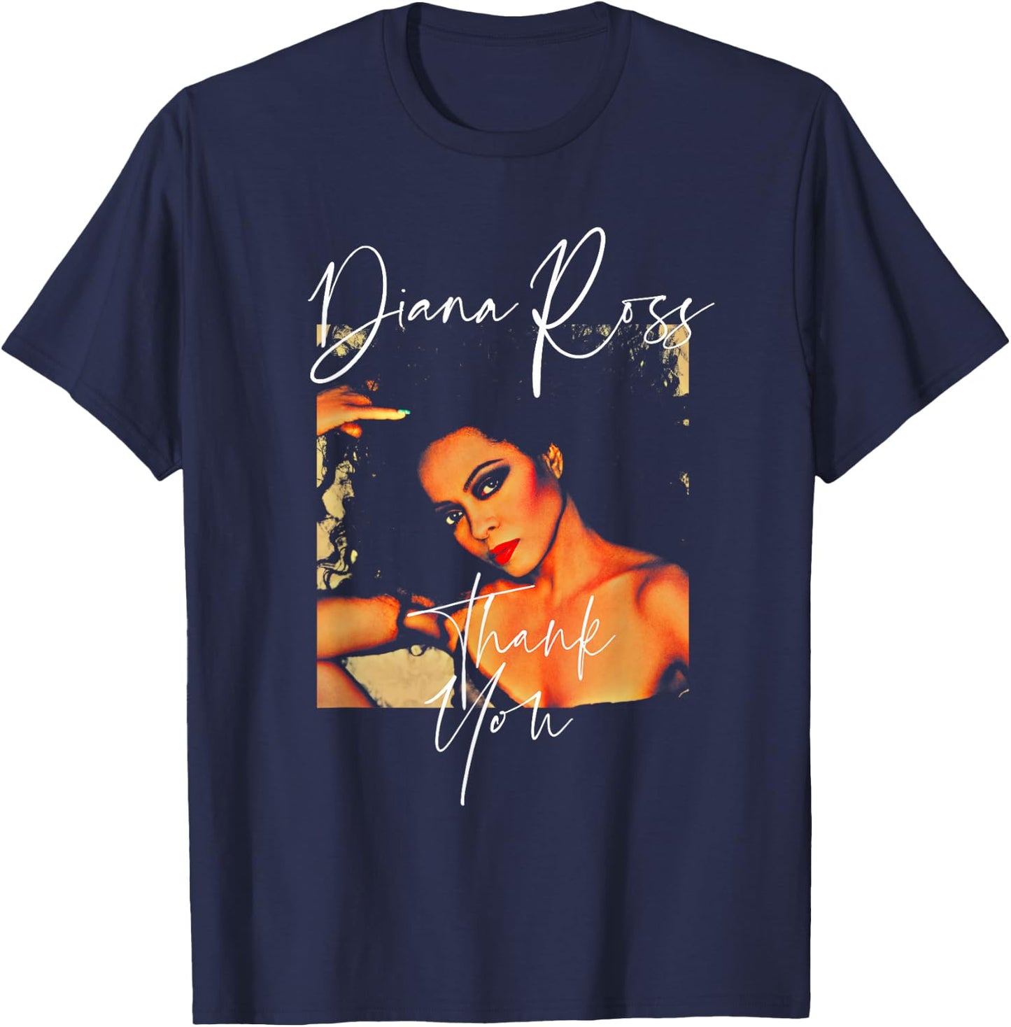 Diana Ross - Thank You Album T-Shirt - T-Shirt | Navy