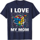 I Love It When My Mom Lets Me Solve Cubes Speedcubing Kids T-Shirt - T-Shirt | Navy