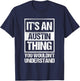 Retro Vintage Souvenir Austin T-Shirt - T-Shirt | Navy