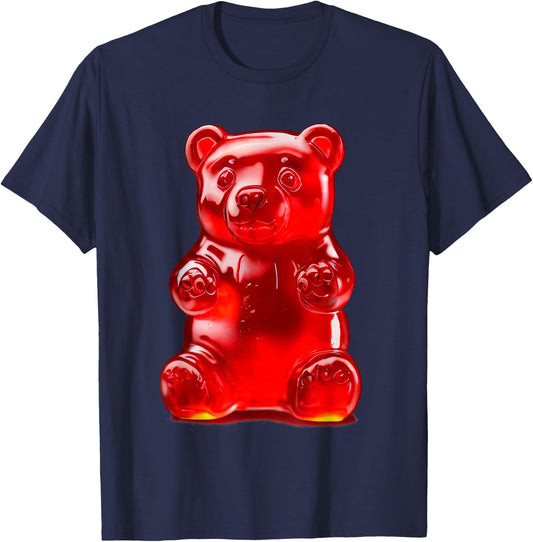 Red Gummy Bear T-Shirt - T-Shirt | Navy