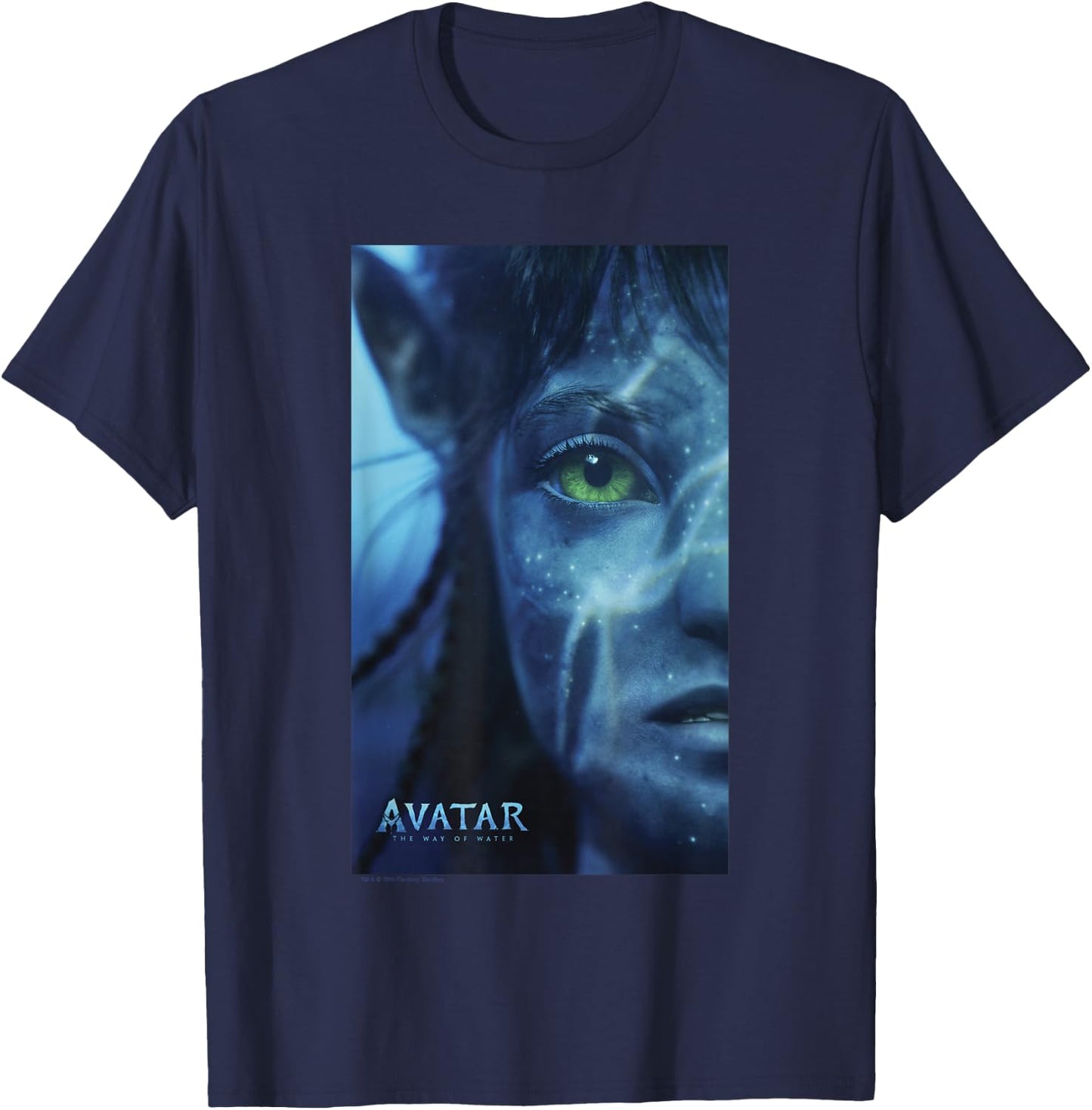 Avatar: The Way Of Water Kiri Underwater Movie Poster T-Shirt - T-Shirt | Navy