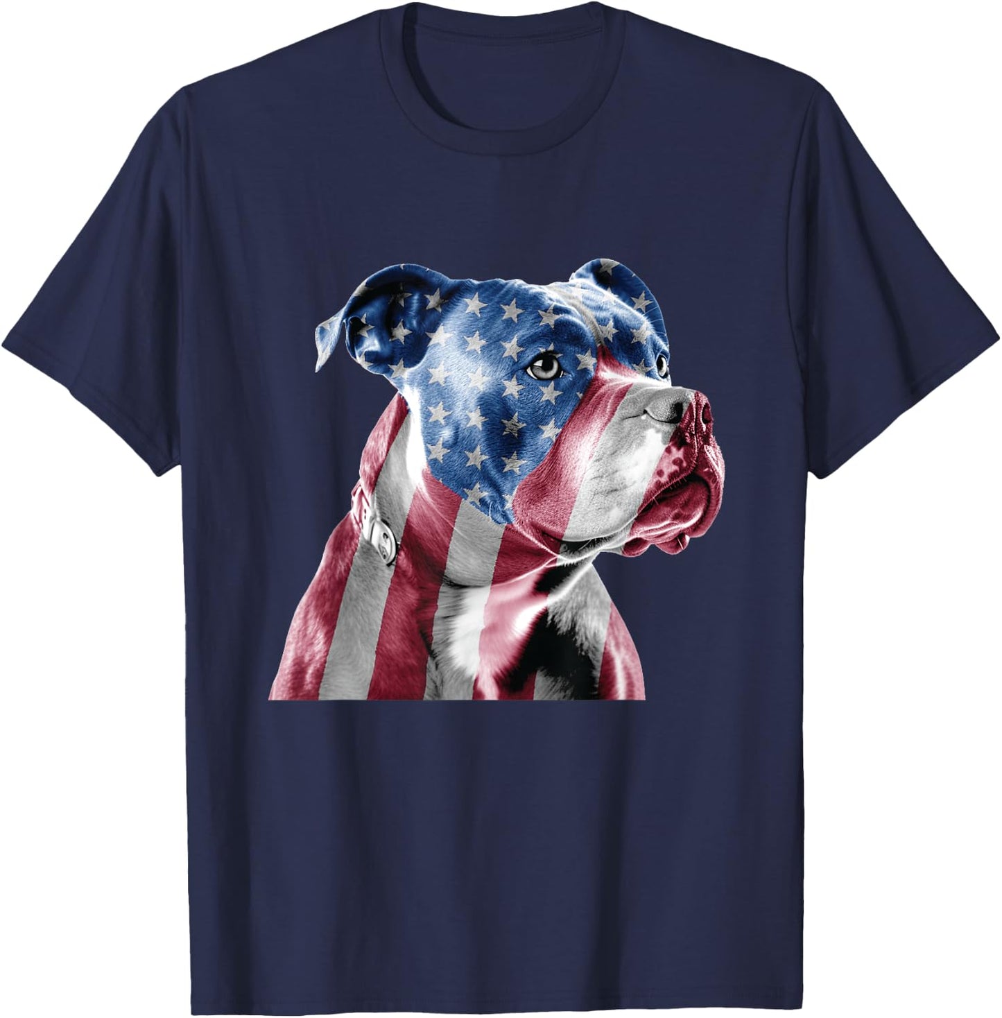 American Pitbull Terrier - Dog Lover Animal Pet Owner T-Shirt - T-Shirt | Navy