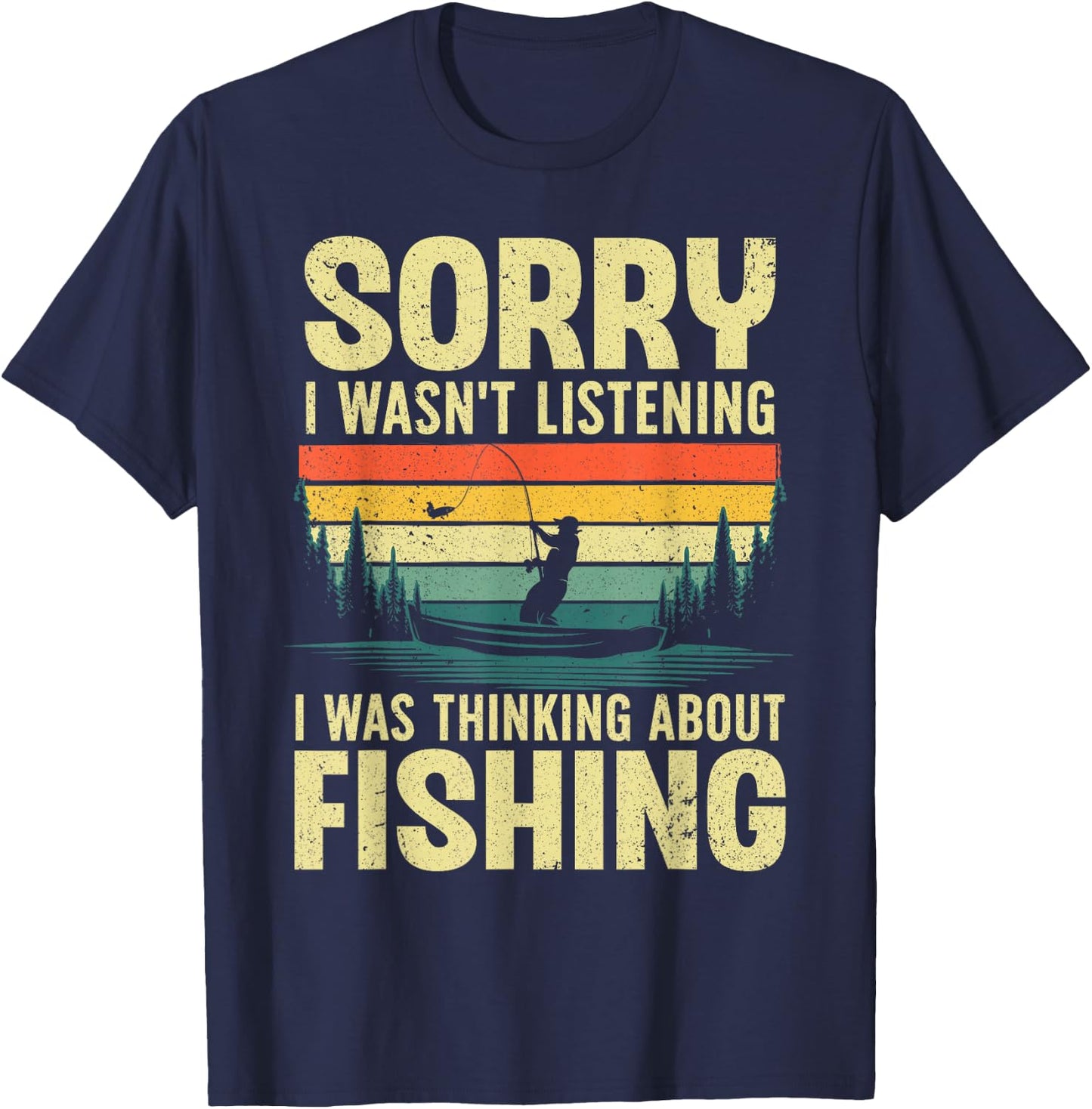 Cool Fishing Women Fisherman Bass Trout Fish Hunting Small T-Shirt - T-Shirt | Navy