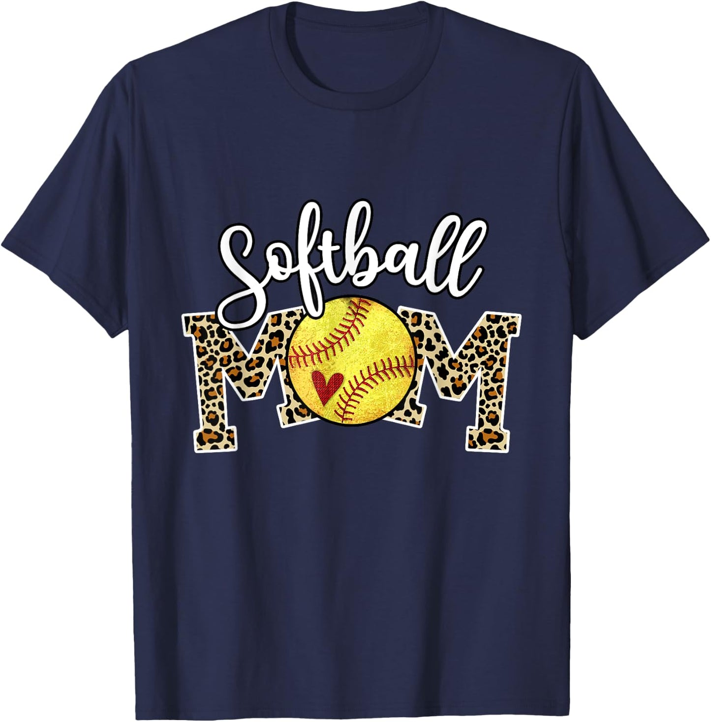 Softball Mom Dance mom Baseball Mom Mother Day T-Shirt - T-Shirt | Navy