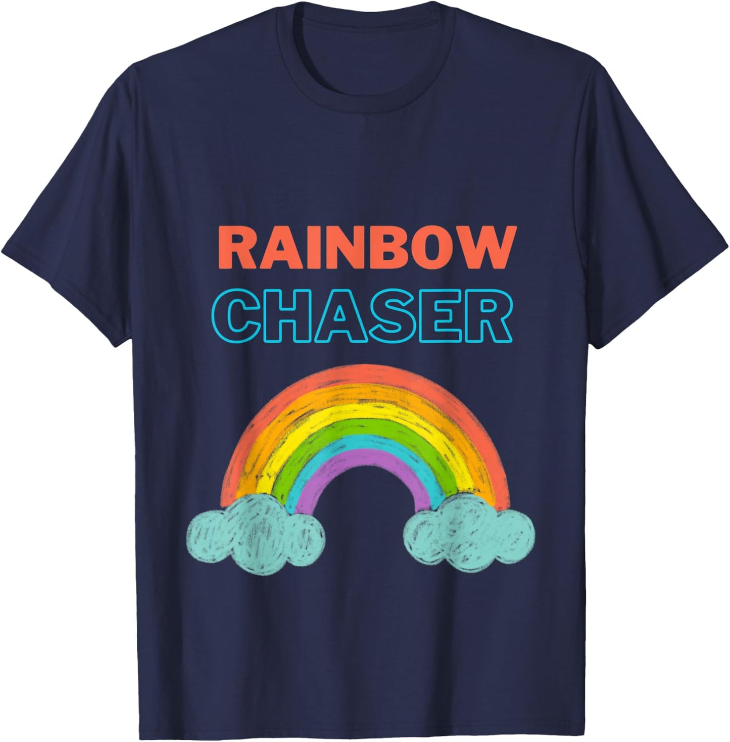 Rainbow Chaser Kids T-Shirt - T-Shirt | Navy
