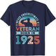 Veteran born in 1925 100th Birthday Military Gifts T-Shirt - T-Shirt | Navy