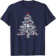 Star Wars Christmas A New Hope Christmas Tree Icon Fill T-Shirt - T-Shirt | Navy