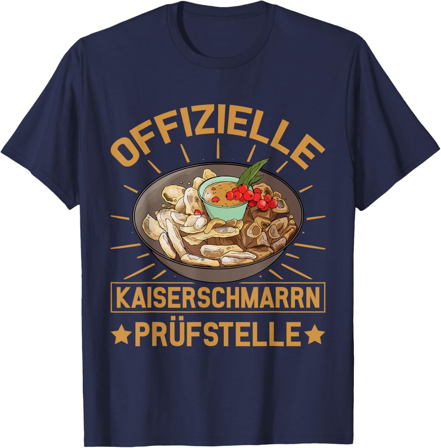 Official Kaiserschmarrn test centre - Kaiserschmarrn T-Shirt - T-Shirt | Navy