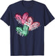 Wife Mom CMA Nurse Nursing Leopard Hearts Funny Mothers Day T-Shirt - T-Shirt | Navy