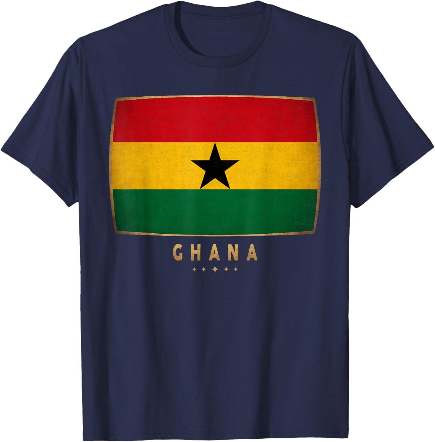 Ghana Flag - Funny Ghana Jersey Women Kids T-Shirt - T-Shirt | Navy