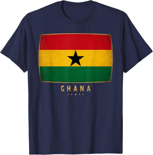 Ghana Flag - Funny Ghana Jersey Women Kids T-Shirt - T-Shirt | Navy