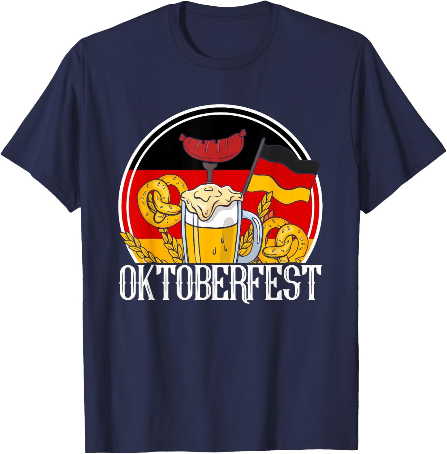 Oktoberfest 2025 Funny Oktoberfest 2025 Costume Men Women T-Shirt - T-Shirt | Navy