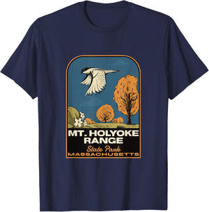 Mount Holyoke Range State Park MA Vintage T-Shirt - T-Shirt | Navy