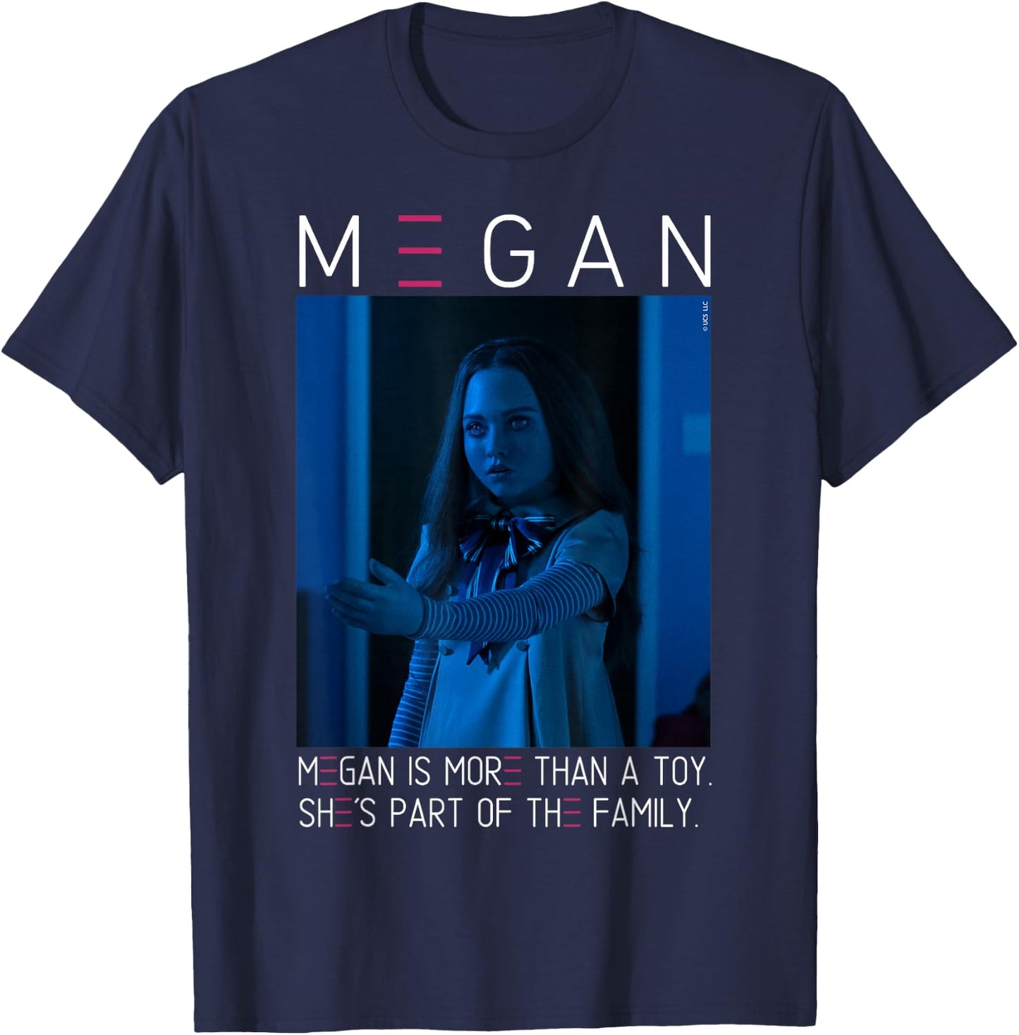 M3GAN Part of The Family T-Shirt - T-Shirt | Navy