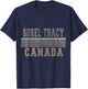 Retro Sorel-Tracy Canada T-Shirt - T-Shirt | Navy