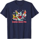 Disney - Mickey Minnie Pluto Santa Sent Me T-Shirt - T-Shirt | Navy