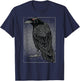 click here for better Bird Watching -Kids Black Crow/Raven Graphic T-Shirt - T-Shirt | Navy