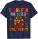 I Care for the Cutest Little Turkeys Thanksgiving Nurse T-Shirt - T-Shirt | Navy