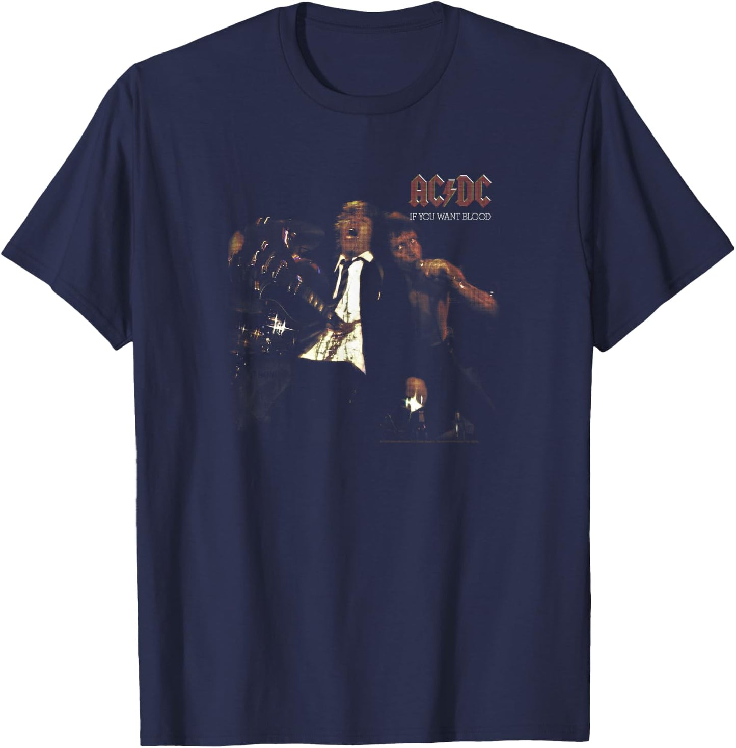 AC/DC -If You Want Blood You've Got It T-Shirt - T-Shirt | Navy