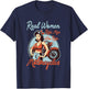 Real Women ride Men who ride Motorcycles - Women Motorbike T-Shirt - T-Shirt | Navy