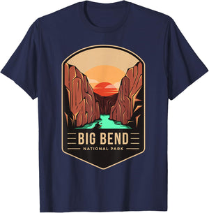Big Bend National Park 1944 Texas T-Shirt - T-Shirt | Navy