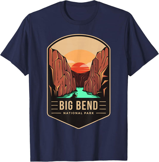 Big Bend National Park 1944 Texas T-Shirt - T-Shirt | Navy