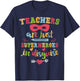 Back To School Teachers Are Just Superheroes hand drawn 2025 T-Shirt - T-Shirt | Navy
