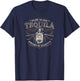 Trendy Classic Centered Pure Agave Tequila T-Shirt - T-Shirt | Navy