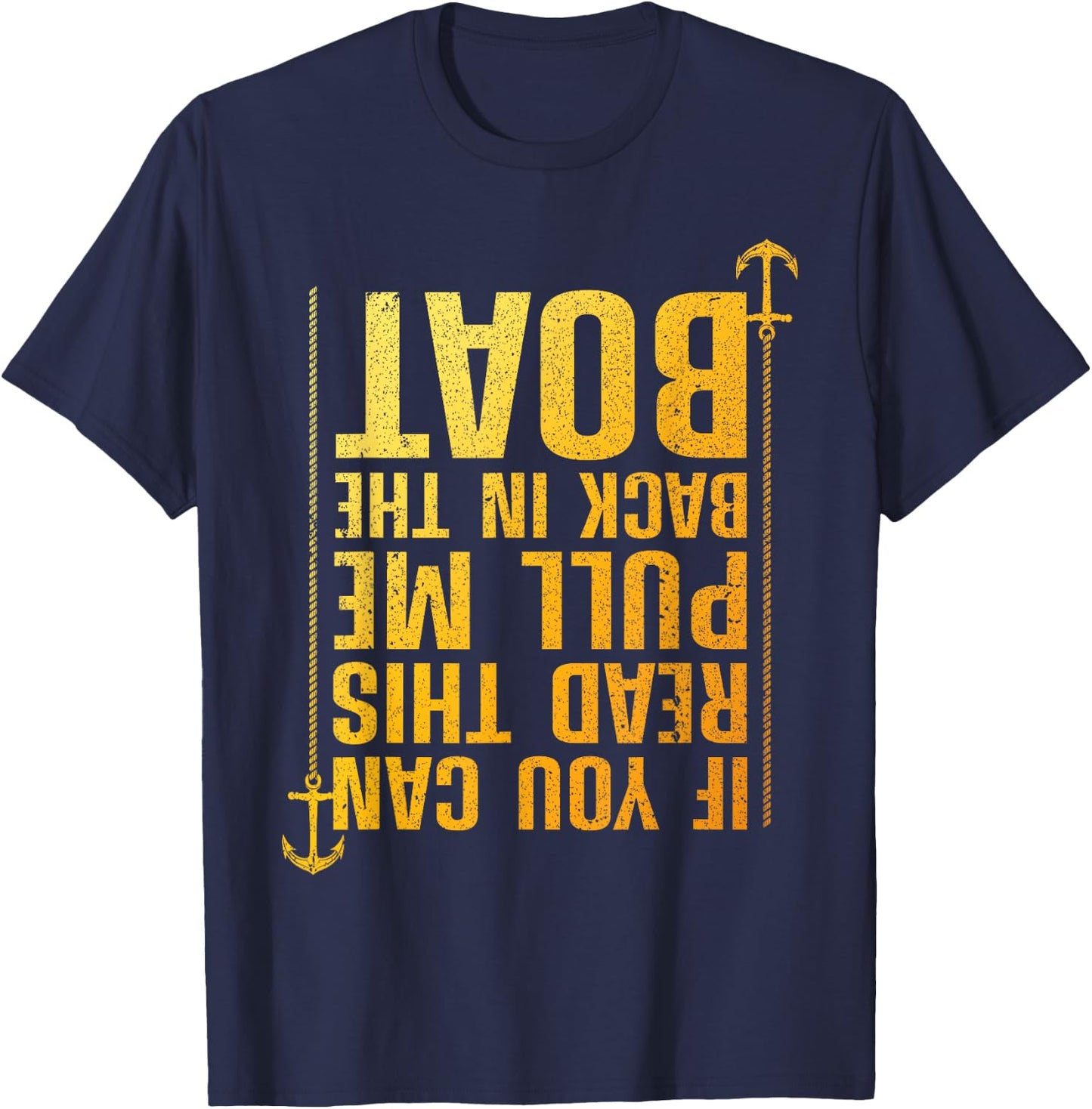 Funny Boating Design Women Boating Boater Boat Owner T-Shirt - T-Shirt | Navy