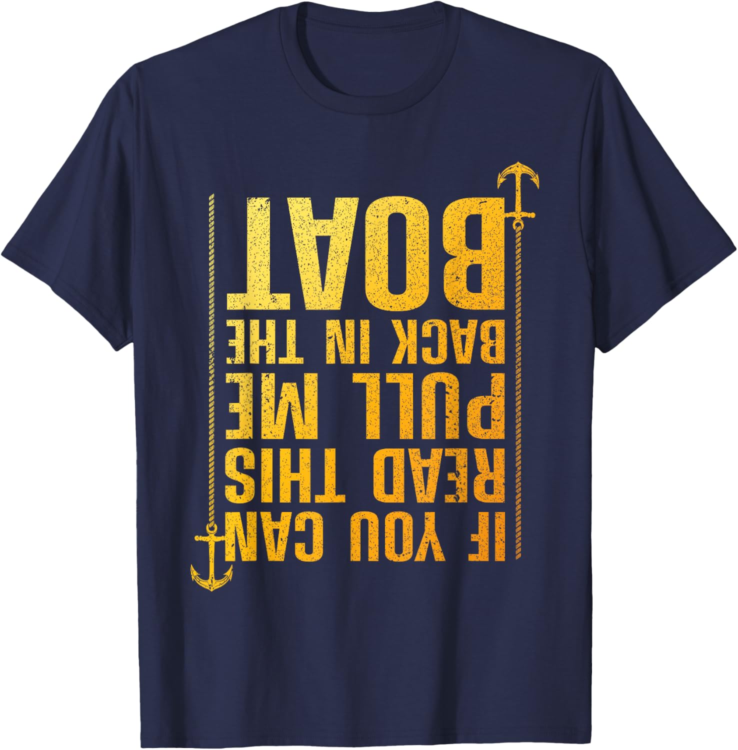 Funny Boating Design Women Boating Boater Boat Owner T-Shirt - T-Shirt | Navy