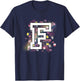 Kids Letter F Clothing For a Girl Who's Name Starts With F T-Shirt - T-Shirt | Navy